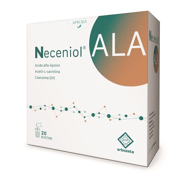 Erbozeta Neceniol Ala 20 Bustine Con Edulcoranti Senza Glutine Naturalmente Privo Di Lattosio
