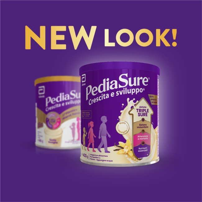 Pediasure Crescita&sviluppo Rinforza Vaniglia 400 G
