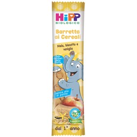 Hipp Bio Barretta Ai Cereali Mela/biscotto/vaniglia 20 G