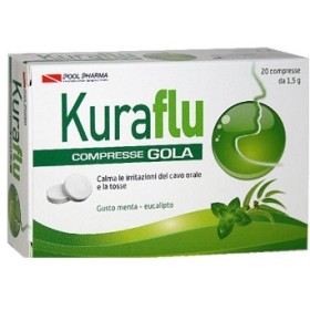 Pool Pharma Kuraflu Gola Eucalipto 20 Compresse 1,5 G