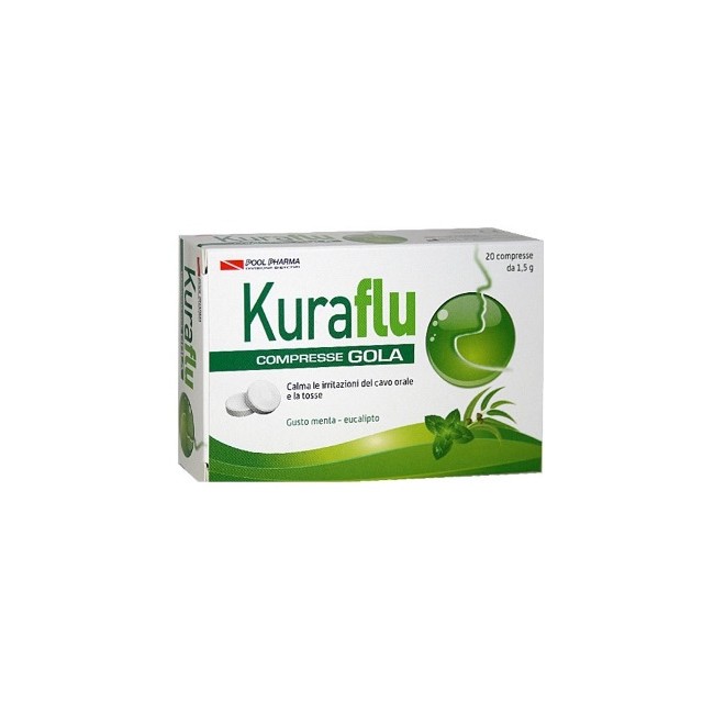 Pool Pharma Kuraflu Gola Eucalipto 20 Compresse 1,5 G