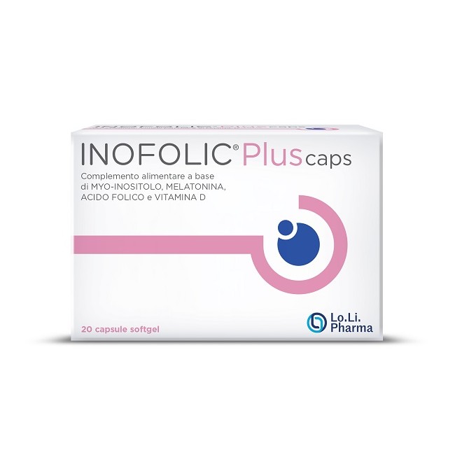 Lo.li. Pharma Inofolic Plus Caps 20 Capsule Softgel Da 1,6 G Senza Glutine Lo.li. Pharma Inofolic Plus Caps 20 Capsule Softgel Da 1,6 G Senza Glutine