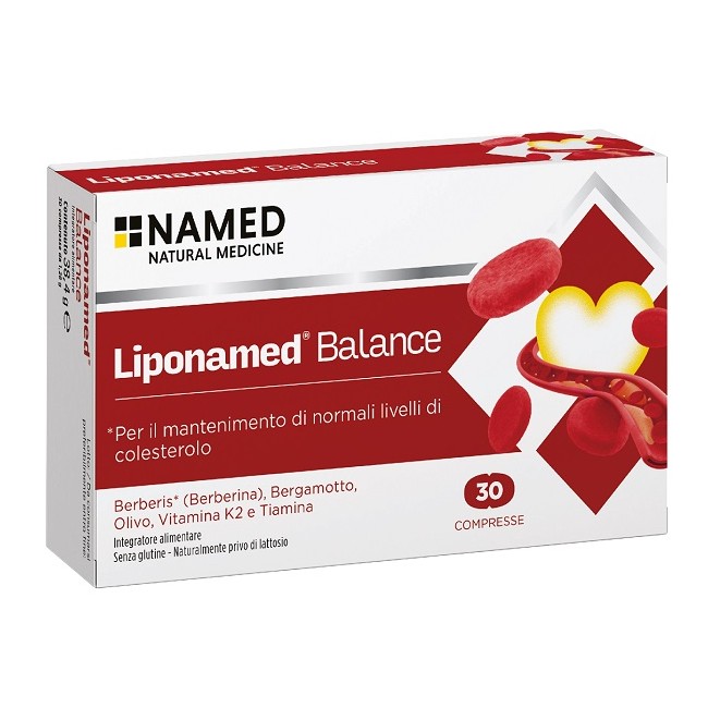 Liponamed Balance 30 Compresse Senza Glutine Naturalmente Privo Di Lattosio