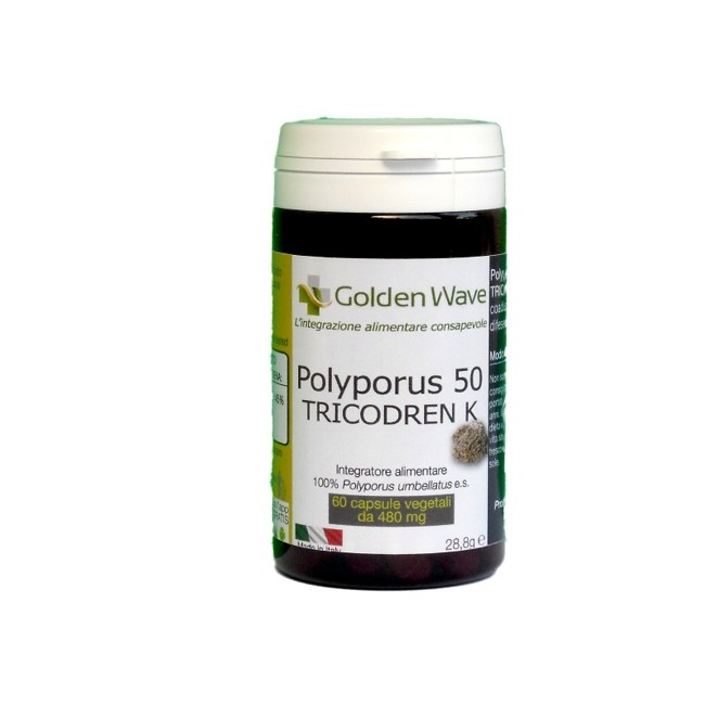 Golden Wave Polyporus 50 Tricodren K 60 Capsule