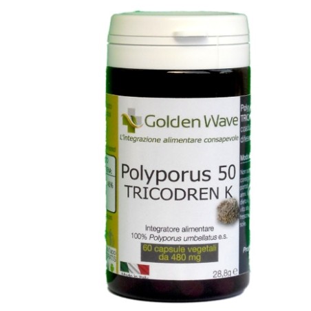 Golden Wave Polyporus 50 Tricodren K 60 Capsule