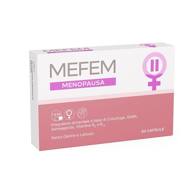 Istituto Ganassini Mefem Menopausa 30 Capsule Senza Glutine E Senza Lattosio Istituto Ganassini Mefem Menopausa 30 Capsule Senza Glutine E Senza Lattosio