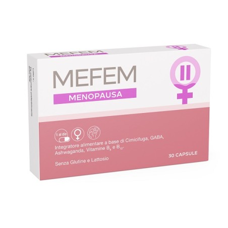 Istituto Ganassini Mefem Menopausa 30 Capsule Senza Glutine E Senza Lattosio Istituto Ganassini Mefem Menopausa 30 Capsule Senza Glutine E Senza Lattosio