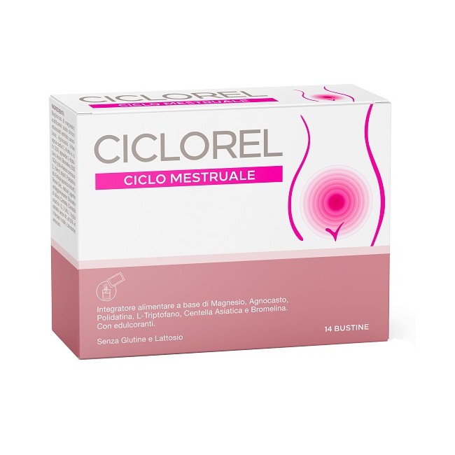 Istituto Ganassini Ciclorel Ciclo Mestruale 14 Bustine 5 G Con Edulcoranti Senza Glutine E Senza Lattosio Istituto Ganassini Ciclorel Ciclo Mestruale 14 Bustine 5 G Con Edulcoranti Senza Glutine E Senza Lattosio