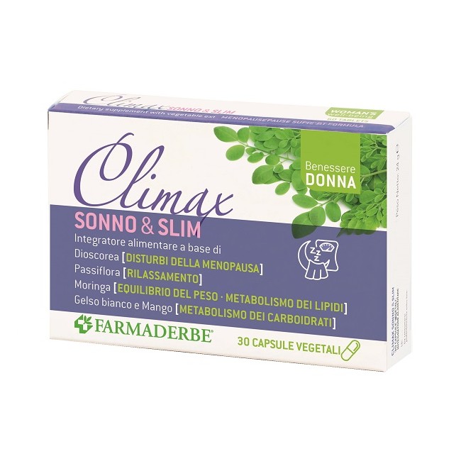 Farmaderbe Climax Sonno & Slim 30 Capsule Farmaderbe Climax Sonno & Slim 30 Capsule