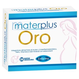 Enfarma Materplus Oro 28 Bustine Orosolubili Da 1,8 G Con Edulcoranti