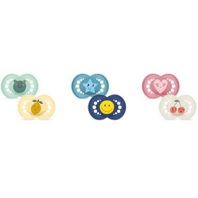 Mam Baby Mam Succhietto Original 6+ Mesi Silicone 2 Pezzi