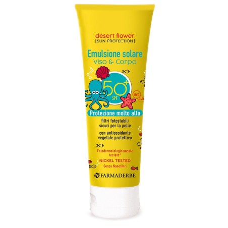 Farmaderbe Desert Flower Emulsione Solare Spf50+ 125 Ml