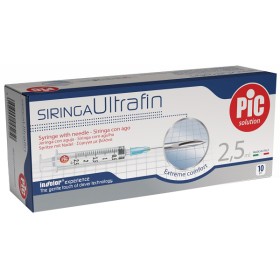 Pic Siringa Ultrafin 2,5 Ml Gauge 23 1/4 10 Pezzi