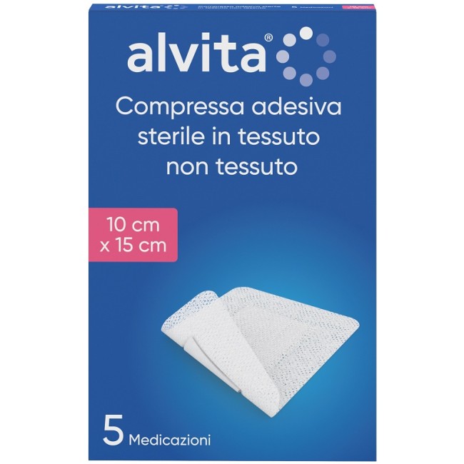 Alliance Healthcare Garza Compressa Adesiva Alvita Tnt 10x15cm 5 Pezzi Alliance Healthcare Garza Compressa Adesiva Alvita Tnt 10x15cm 5 Pezzi