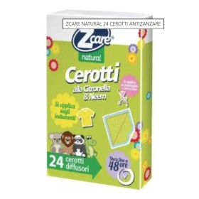 Zcare Natural Cerotti Antizanzare, confezione da 24 pezzi.