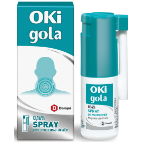 Oki Gola 0,16% Spray per Mucosa Orale Flacone da 15ml