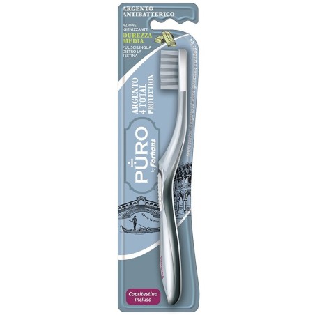 Uragme Spazzolino Silver 4 White Forhans 1 Pezzo Uragme Spazzolino Silver 4 White Forhans 1 Pezzo