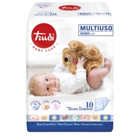 Silc Trudi Baby Care Telini Multiuso 60x60 Cm 10 Pezzi
