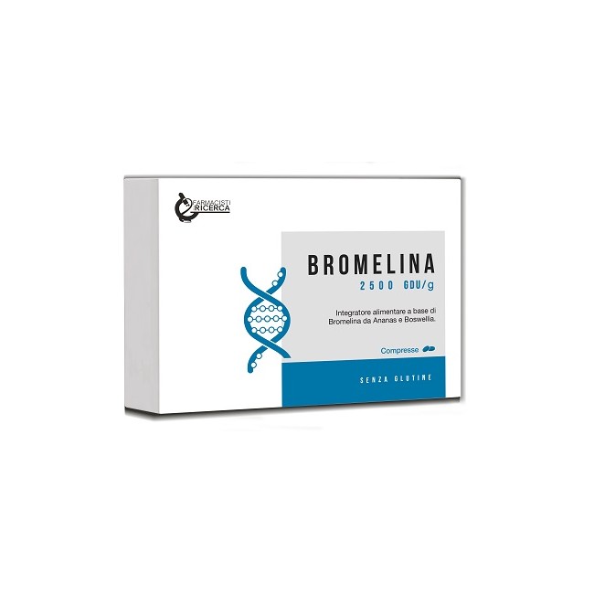 L.r.b. Laboratorio Di Ricerche Biochimiche Fpr Bromelina 2500 Gdu/g 30 Compresse L.r.b. Laboratorio Di Ricerche Biochimiche Fpr Bromelina 2500 Gdu/g 30 Compresse