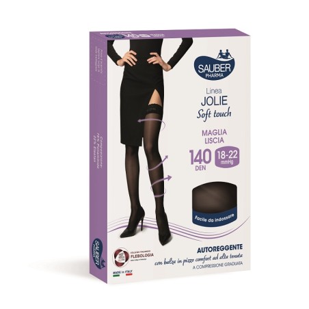 Desa Pharma Sauber Jolie Soft Touch Autoreggente 140 Denari Nero 3 Desa Pharma Sauber Jolie Soft Touch Autoreggente 140 Denari Nero 3