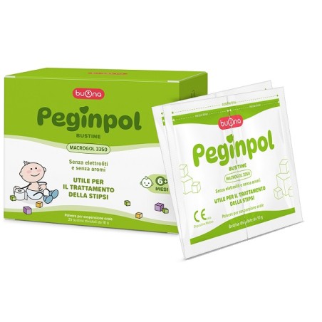 Buona Peginpol 20 Bustine Divisibili Da 10 G Macrogol 3350 Senza Glutine Senza Lattosio Buona Peginpol 20 Bustine Divisibili Da 10 G Macrogol 3350 Senza Glutine Senza Lattosio