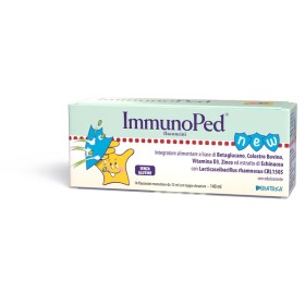 Pediatrica Immunoped Flaconcini 14 Flaconcini Monodose Da 10 Ml Con Edulcorante Senza Glutine