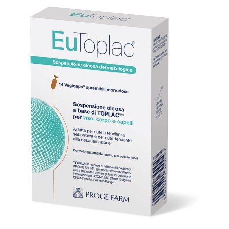 Proge Farm Eutoplac Sospensione Oleosa Dermatologica 14 Capsule Spremibili Proge Farm Eutoplac Sospensione Oleosa Dermatologica 14 Capsule Spremibili