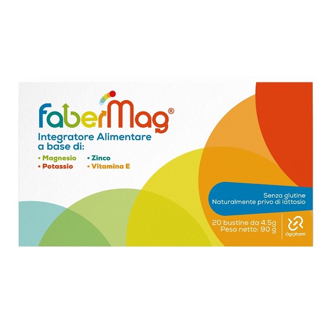 Digi-pharm Fabermag 20 Bustine Da 4,5 G