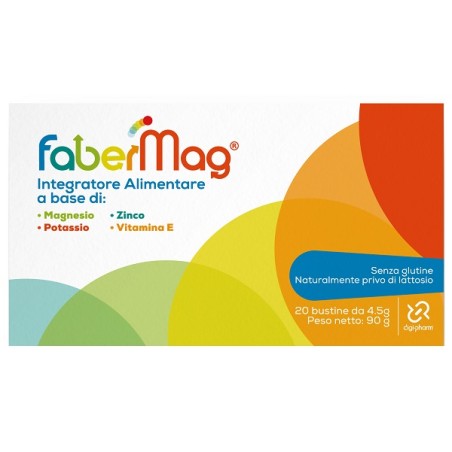 Digi-pharm Fabermag 20 Bustine Da 4,5 G