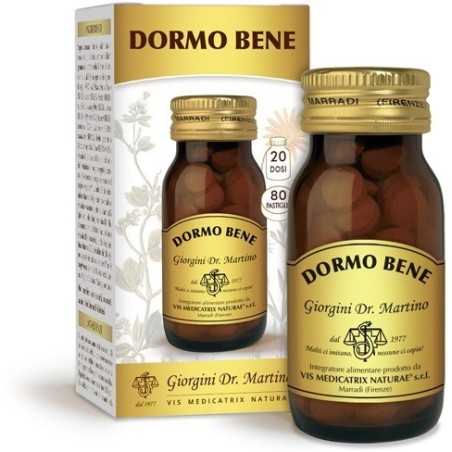Dr. Giorgini Dormo Bene 80 Pastiglie 500 Mg Dr. Giorgini Dormo Bene 80 Pastiglie 500 Mg
