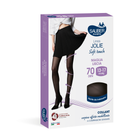 Sauber Jolie Soft Touch Collant 70 Den Nero Tg. 3, a compressione graduata 13-17 mmHg.