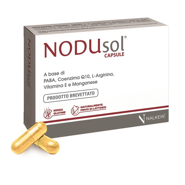 Nalkein Pharma Nodusol 30 Capsule 610 Mg Prodotto Brevettato Senza Glutine Naturalmente Privo Di Lattosio