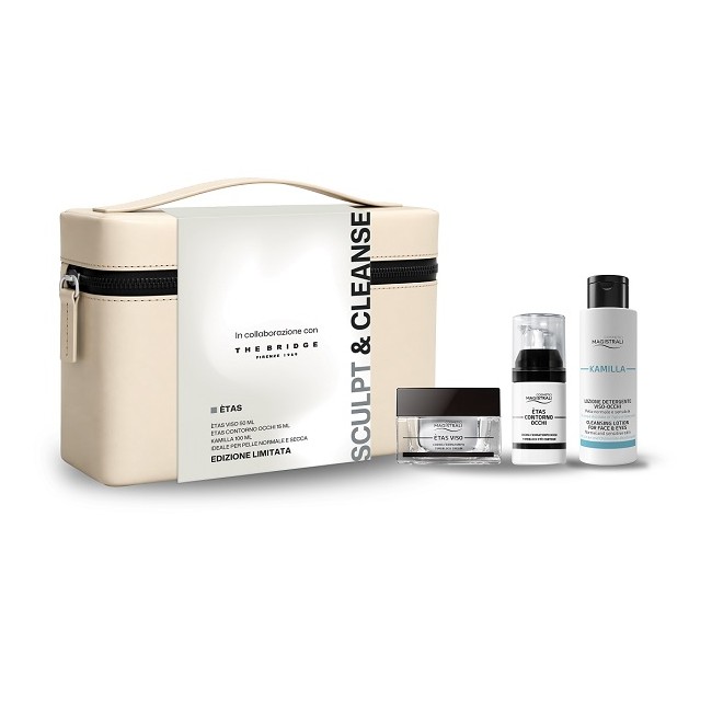 Difa Cooper Cosmetici Magistrali Etas Sculpt & Cleanse 2026 Contiene Etas Viso 50 Ml + Etas Contorno Occhi 15 Ml+ Kamilla 100 Ml