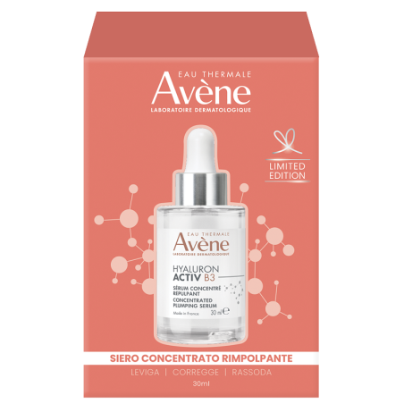 Avène Eau Thermale Avene Hyaluron Activ B3 Siero Concentrato Rimpolpante 30 Ml Limited Edition Avène Eau Thermale Avene Hyaluron Activ B3 Siero Concentrato Rimpolpante 30 Ml Limited Edition