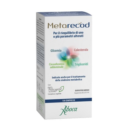 Aboca Metarecod 138 Compresse Da 775 Mg Senza Glutine Senza Lattosio Aboca Metarecod 138 Compresse Da 775 Mg Senza Glutine Senza Lattosio