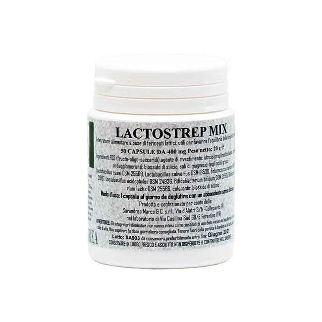Sarandrea Lactostrep Mix 500 Macerato Glicerico 50 Capsule Sarandrea Lactostrep Mix 500 Macerato Glicerico 50 Capsule