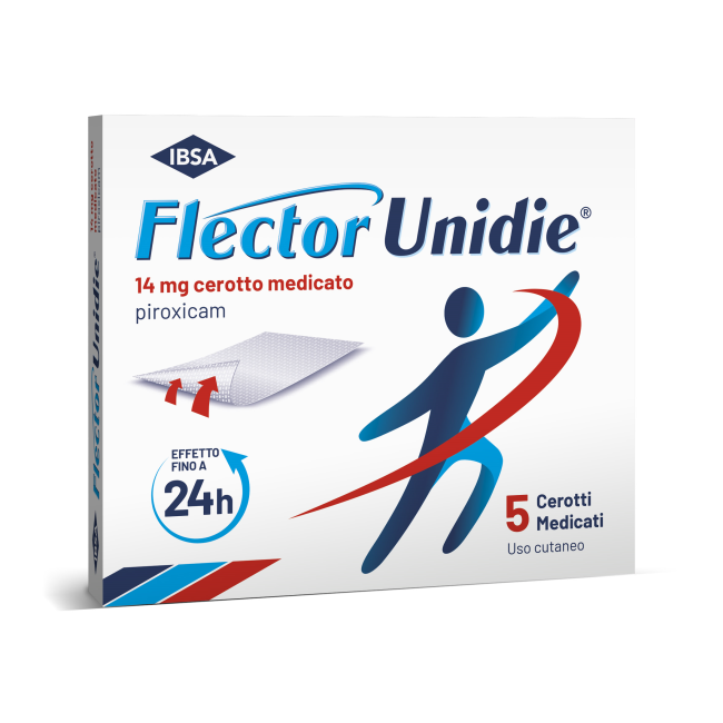 Ibsa Farmaceutici Flector Unidie 14 Mg, Cerotto Medicato Piroxicam Ibsa Farmaceutici Flector Unidie 14 Mg, Cerotto Medicato Piroxicam