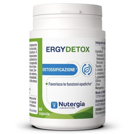 Laboratoire Nutergia Ergydetox 60 Capsule