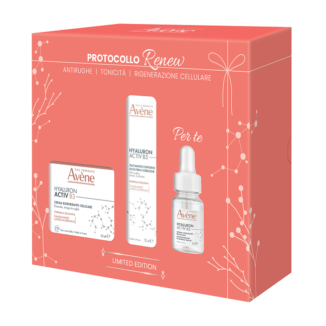 Avène Eau Thermale Avene Hyaluron Activ B3 Cofanetto Natale 2026 Renew Crema Rigenerante Cellulare 50ml+trattamento Contorno Oc