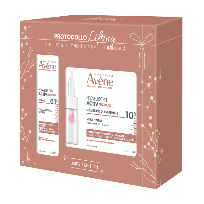 Avène Eau Thermale Avene Hyaluron Activ Procedure Cofanetto 2026 Lifting Crema Effetto Lifting 30 Ml + Siero Tensore 18 Ml+2 Ml