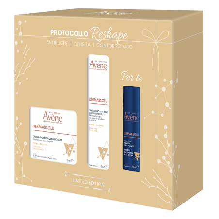 Avène Eau Thermale Avene Dermabsolu Cofanetto Natale 2026 Reshape Crema Giorno Ridensificante 50 Ml+trattamento Contorno Occhi 