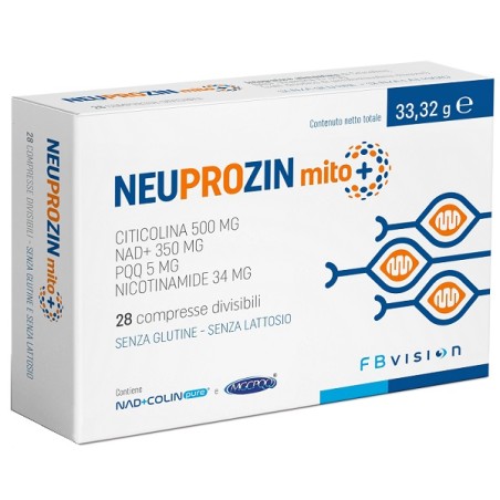 Fb Vision Neuprozin Mito + 28 Compresse Divisibili Senza Glutine E Lattosio Con Nad+colin Pure E Mgcpqq