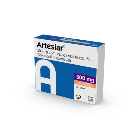 Eg Eurogenerici Artesiar 500 Mg Compresse Rivestite Con Film Flavonoidi Micronizzati, Come Diosmina E Altri Flavonoidi Espressi Eg Eurogenerici Artesiar 500 Mg Compresse Rivestite Con Film Flavonoidi Micronizzati, Come Diosmina E Altri Flavonoidi Espressi