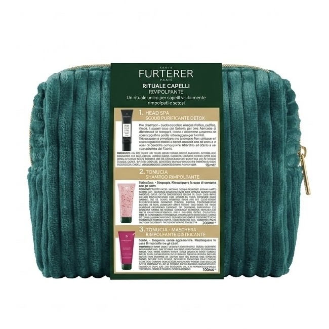 Pierre Fabre Rene Furterer Trousse Velluto Verde 15 Ml+100 Ml+200 Ml Pierre Fabre Rene Furterer Trousse Velluto Verde 15 Ml+100 Ml+200 Ml