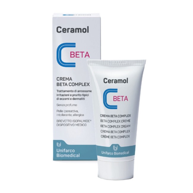 Ceramol Beta-Complex Crema emolliente per viso e corpo 50 ml