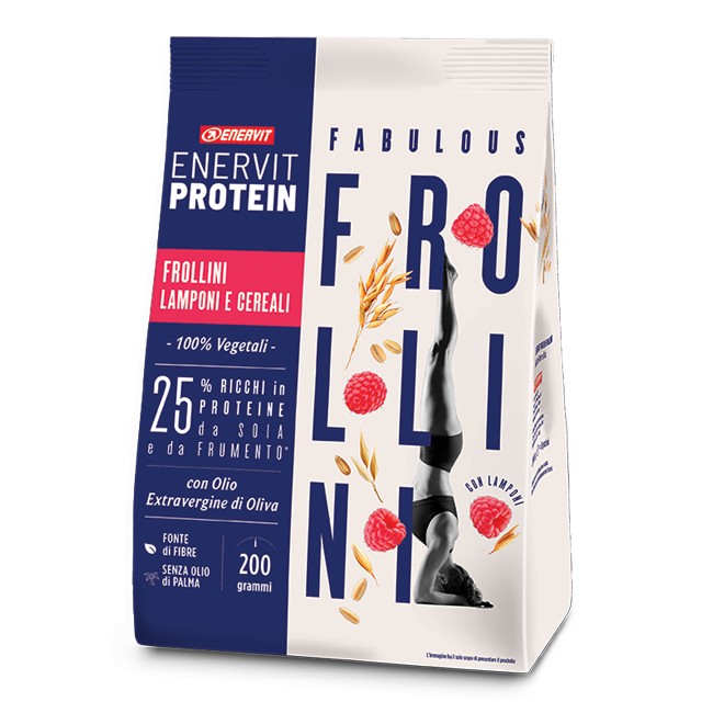 Enervit Protein Frollini ai Lamponi e Cereali 200 g