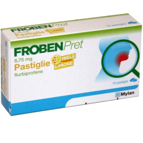 Frobenpret 8,75 mg Pastiglie Gusto Limone e Miele 16 Pastiglie