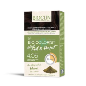 Bioclin Bio Color Fast & Perfection 4.05 Castano Scuro Cioccolato - Colorazione Permanente per Capelli