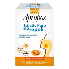 Apropos Estratto Puro di Propoli Spray + Contagocce 20ml