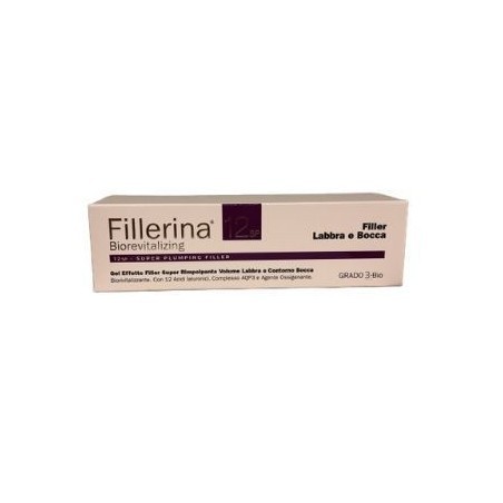 Fillerina 12 Sp Labbra e Bocca Gel Biorevitalizzante Grado 3 Bio Dispenser Lip Massage Tip 7 ml Fillerina 12 Sp Labbra e Bocca Gel Biorevitalizzante Grado 3 Bio Dispenser Lip Massage Tip 7 ml